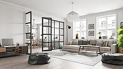 Koberec Wilton - Manilva (šedý/biely/zlatý)