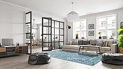 Koberec Wilton - Valenza (modrý)