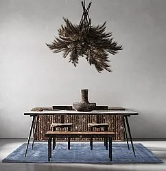 Recyklovaný PET s viskózovým vzhľadom (modrá)