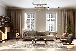 Koberec Wilton - Douz (modrá/multicolor)