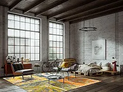 Koberec Wilton - Tizzano (oranžový/multicolor)