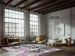 Koberec Wilton - Jedaida (ružový/multicolor)