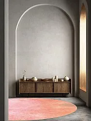 Kruhový koberec - Baden (ružový)