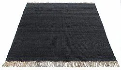 Jutový koberec - Nawa (juta/čierna)