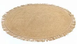Kruhové koberce - Medina (juta)