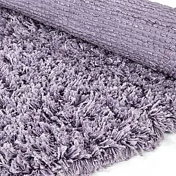 Rund matta - Combarro Solid Cotton Shaggy (ljuslila)