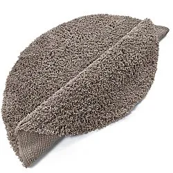 Rund matta - Combarro Solid Cotton Shaggy (taupe)