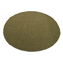 Kruhový koberec - Hamilton (machovo zelený)