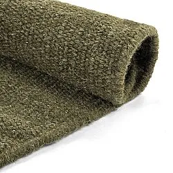 Kruhový koberec - Hamilton (machovo zelený)