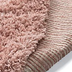 Rund matta - Perast Natural Cotton Shaggy (multi)