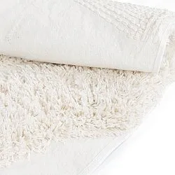 Rund matta - Sivota Natural Cotton Shaggy (offwhite)