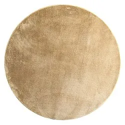 Runda mattor - Aranga Super Soft Fur (mörk beige)