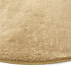 Runda mattor - Aranga Super Soft Fur (mörk beige)