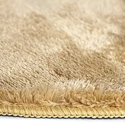 Runda mattor - Aranga Super Soft Fur (mörk beige)