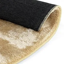 Runda mattor - Aranga Super Soft Fur (mörk beige)