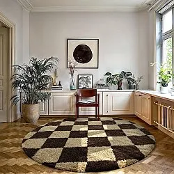 Koberce okrúhle - Albi (hnedá/bežová)