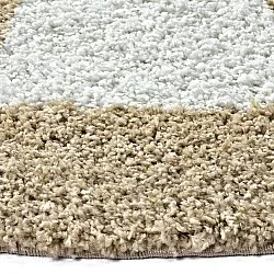 Kruhové koberce - Asilah (béžová/biela)