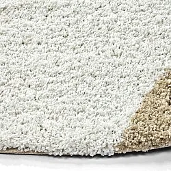 Koberce okrúhle - Chiniot (hnedá/béžová/biela)