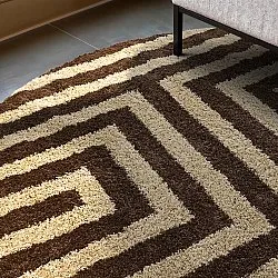 Koberce okrúhle - Imilchil (béžová/hnedá)