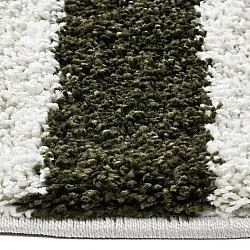 Koberce okrúhle - Imilchil (biela/zelená)