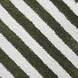 Koberce okrúhle - Imilchil (biela/zelená)