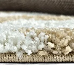 Koberce okrúhle - Tamri (béžová/biela)