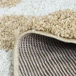 Koberce okrúhle - Tamri (béžová/biela)