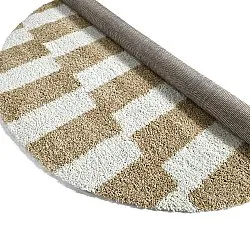 Koberce okrúhle - Tamri (béžová/biela)