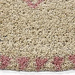 Koberce okrúhle - Tiznit (béžová/ružová)