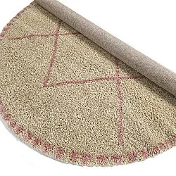 Koberce okrúhle - Tiznit (béžová/ružová)