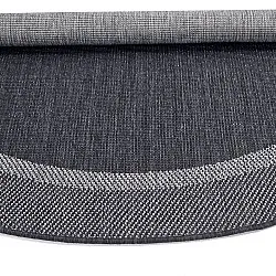 Kruhový koberec - Indoor/Outdoor Alta (antracit)