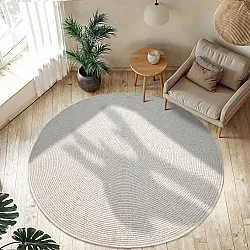 Kruhový koberec - Indoor/Outdoor Arlo (off white)