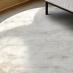 Kruhový koberec - Jodhpur Špeciálna Luxusná Edícia (offwhite)