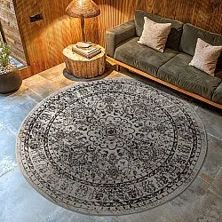 Kruhový koberec - Peking Noble (šedý)