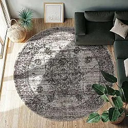 Kruhový koberec - Peking Royal (šedý)