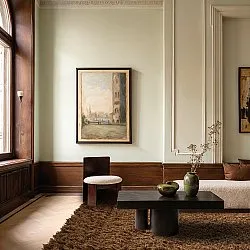 Koberce s dlhým vlasom - Melilla ručne tkaná vlnená shaggy (hnedá)