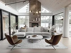 Plyšové koberce - Wendy (svetlo šedá)