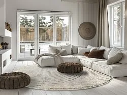 Koberce okrúhle - Wendy (offwhite)