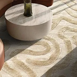 Koberce s dlhým vlasom - Akaba (krémová/béžová)