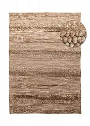 Vlnený koberec - Almaty (svetlohnedý)