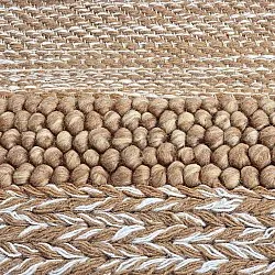 Vlnený koberec - Almaty (svetlohnedý)