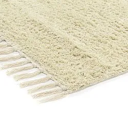Koberce s dlhým vlasom - Amira Natural Cotton Shaggy (béžová/fialová)