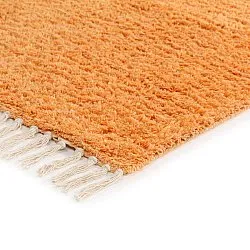 Koberce s chlpmi - Amira Natural Cotton Shaggy (oranžová/rúžová)