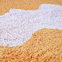 Koberce s chlpmi - Amira Natural Cotton Shaggy (oranžová/rúžová)