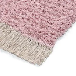 Ryamattor - Amira Natural Cotton Shaggy (rosa/orange)