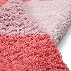 Ryamattor - Amira Natural Cotton Shaggy (rosa/orange)