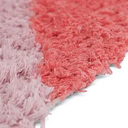 Ryamattor - Amira Natural Cotton Shaggy (rosa/orange)