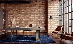 Hladké koberce - Aranga Super Soft Fur (tmavomodrá)