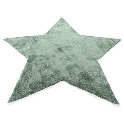 Detský koberec - Aranga Super Soft Star (zelená)