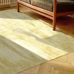 Koberce s dlhým vlasom - Aranga Super Soft Fur (svetložltá)